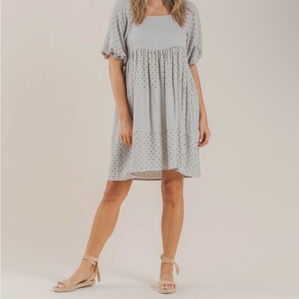 Rylee + Cru eyelet dress